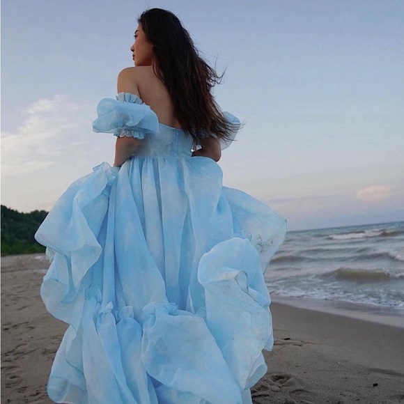 Selkie Dresses Head In The Clouds Ritz Gown Worn Once For Photos